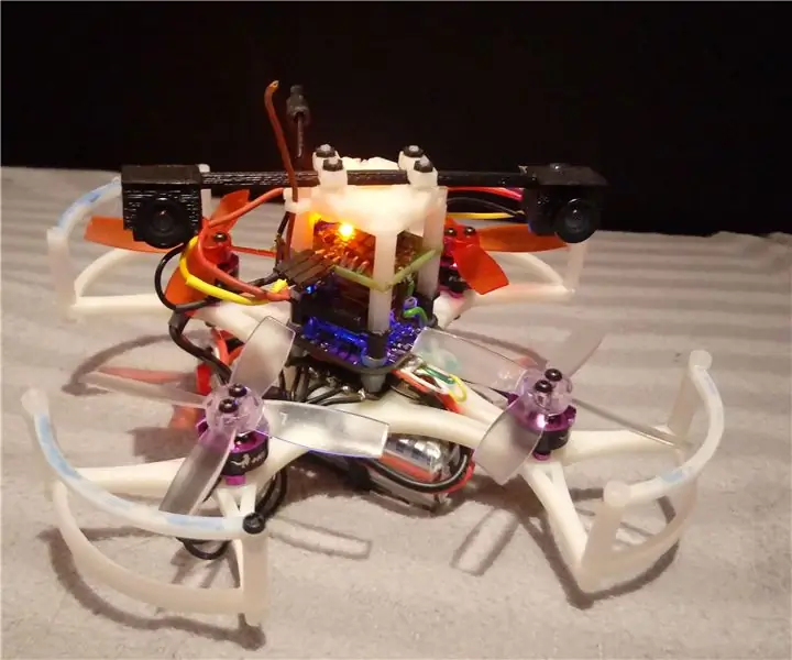 Micro Wifi vezérlésű 3D nyomtatott 3D FPV Copter: 7 lépés (képekkel)