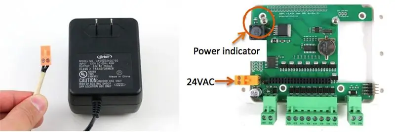 Configuration de l'alimentation OSPi