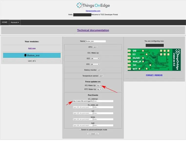 Configurar el módulo Cricket Wi-Fi