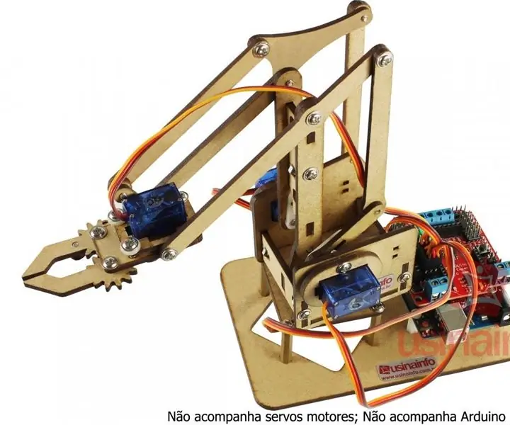 Braço Robô Controlado Por Giroscopio: 4 Steps