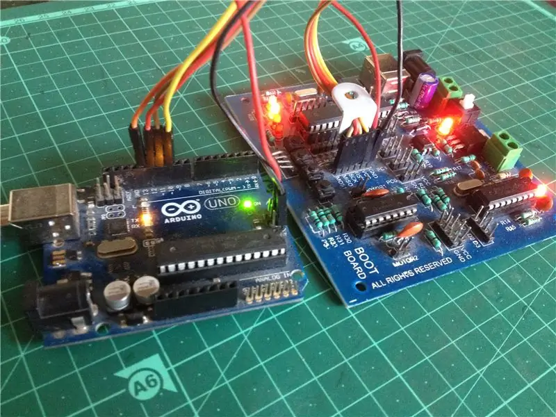 Test AVR -kortet