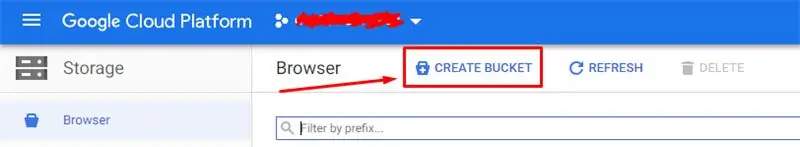 Google Cloud Storage - Create Bucket W / Бесплатная пробная версия