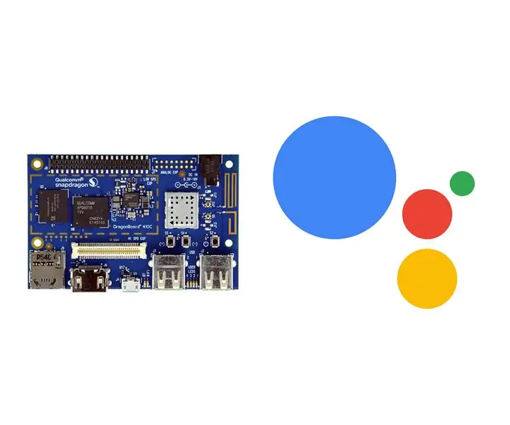 Google pomoćnik na DragonBoard ™ 410c: 57 koraka