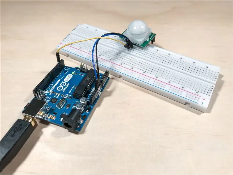 Testen von Servo, Ultraschallsensor und PIR-Sensor