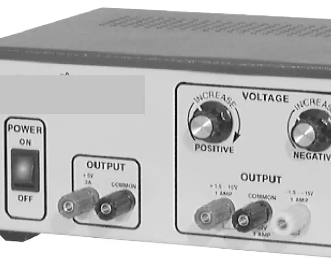 Nuo kintamosios srovės iki +15V, -15V 1A kintamasis ir 5V 1A nuolatinės srovės nuolatinės srovės maitinimo šaltinis: 8 žingsniai