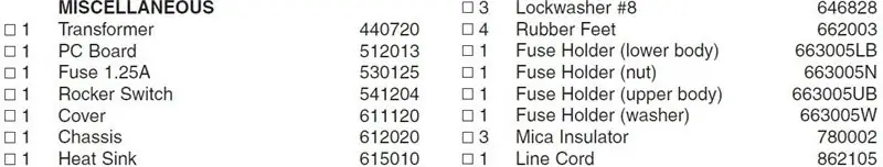 Es requereix un diagrama de circuit i components