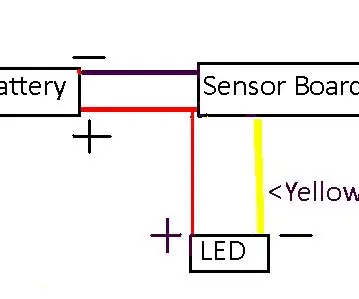 Lampu LED Diaktifkan Gerakan yang Dioperasikan dengan Baterai: 4 Langkah