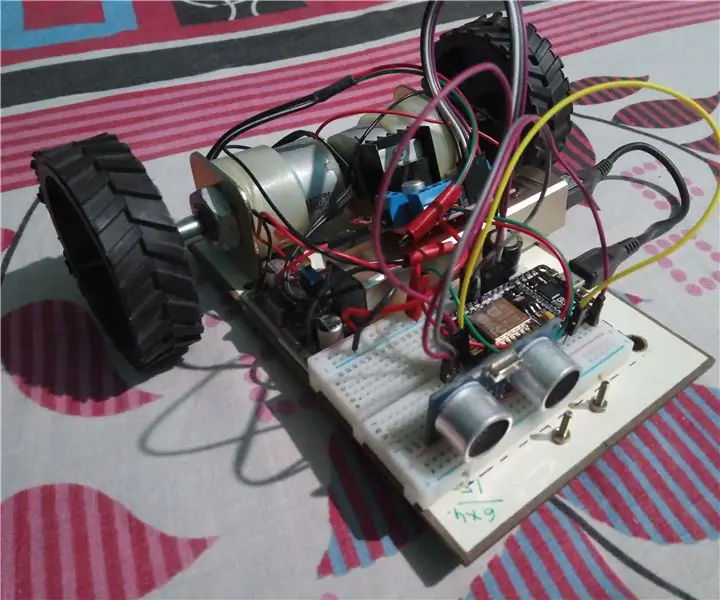 Volg my robot met behulp van NodeMCU: 4 stappe