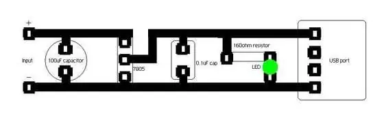 วงจรพิมพ์พร้อมไฟ LED