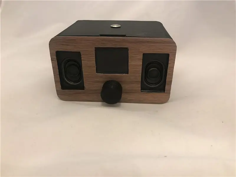 ESP32 Webradio yang dicetak kayu dan 3D