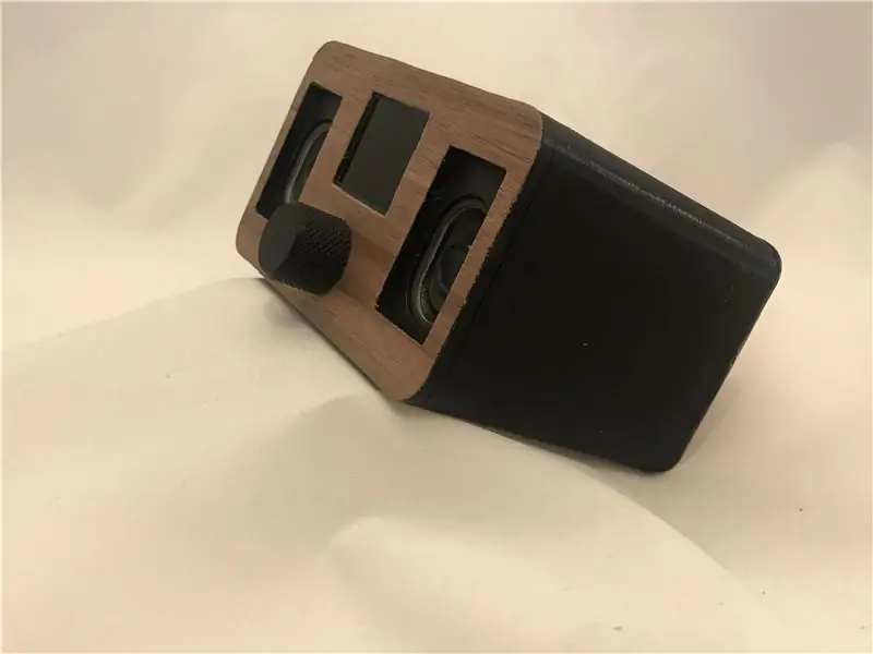 Wood at 3D Naka-print na ESP32 Webradio