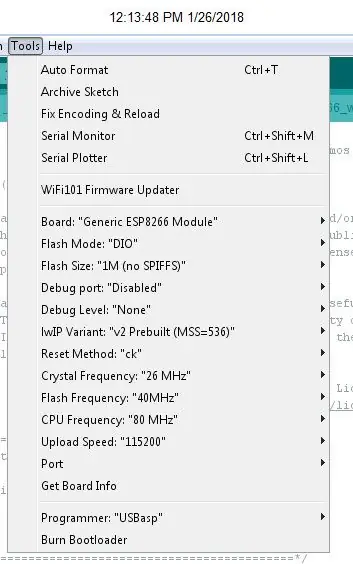 ESP-01 ঝলকানি