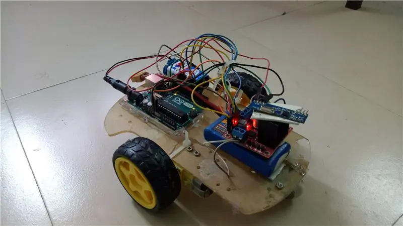 Auto ovládajúce gestá pomocou Mpu6050 a Arduino