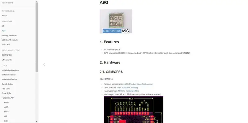 Über das A9G-Modul