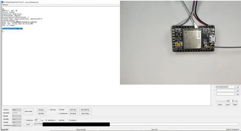 Utilisation des fonctions GPS et GPRS du module A9G