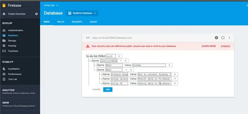 Addició de subtasques a la llista