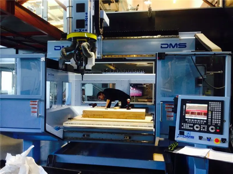 Flip Machining pe routerul CNC DMS