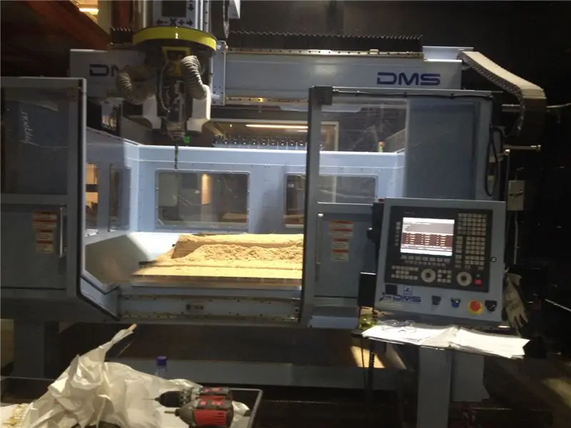 Flip Machining juu ya DMS CNC Router