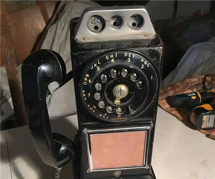 Kiosque d'histoire orale à partir d'un téléphone public antique : 11 étapes (avec photos)