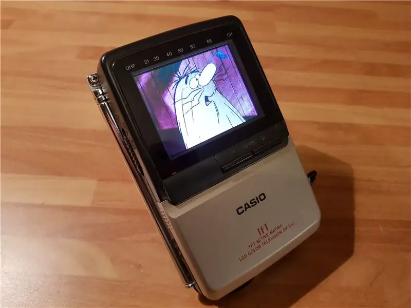 Casio Pi bærbar CCTV -skjerm