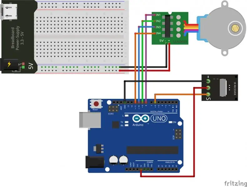 Steg 6: Arbeta med Arduino