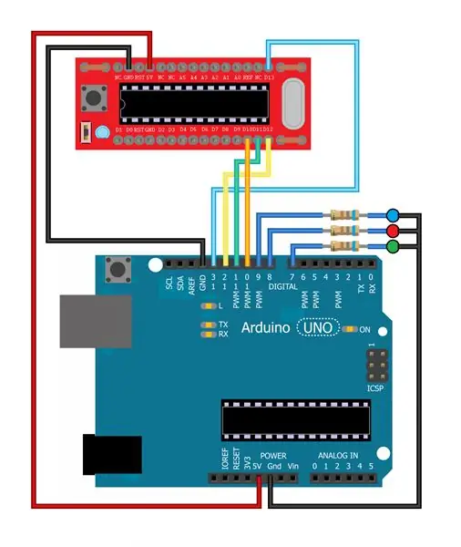 Cablaggio del programmatore