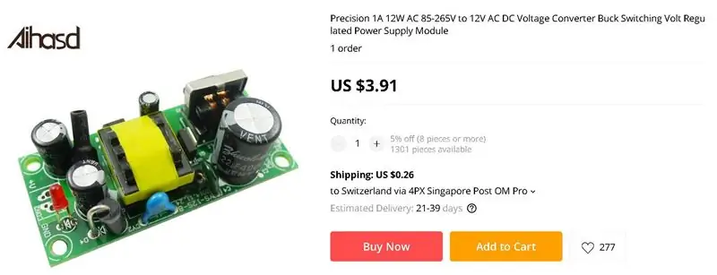 Interfície de nau espacial Arduino: 3 passos