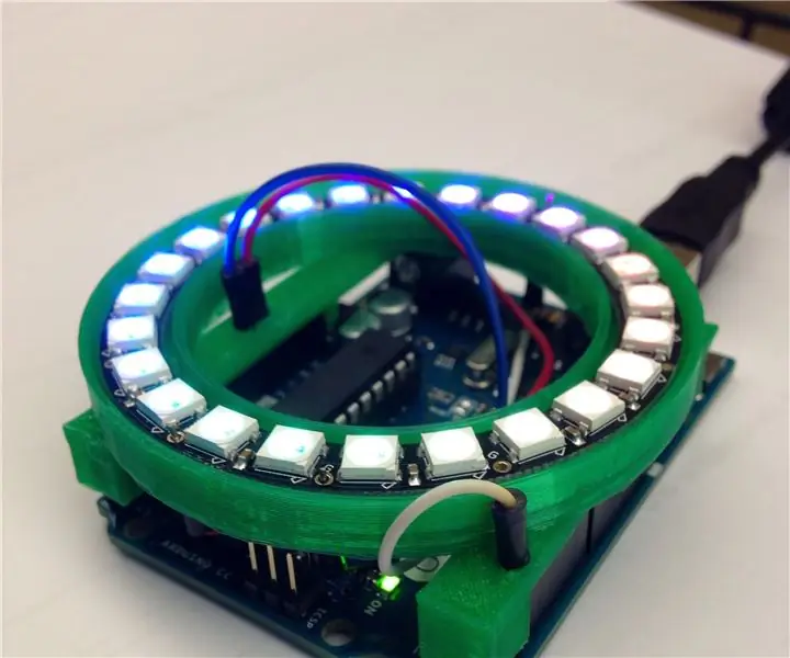 NeoPixel 24 gredzens Arduino vairogs