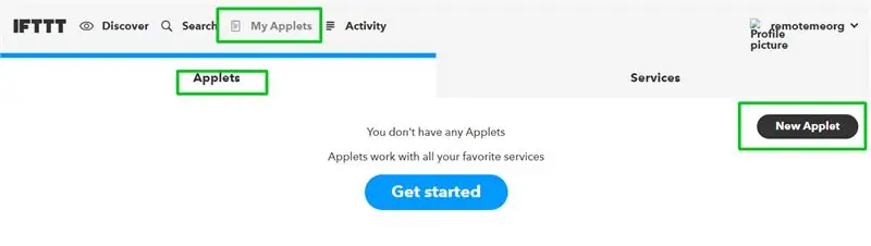 IFTTT 1/7 bilan integratsiya