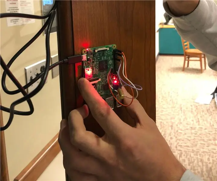 Raspberry Pi Door Notifier: 6 trinn (med bilder)