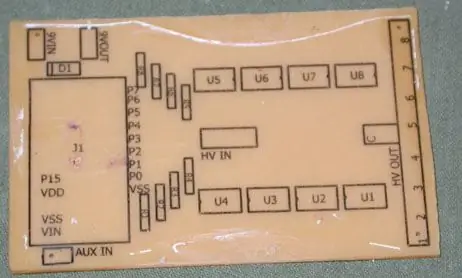 Appliquer la couche de sérigraphie