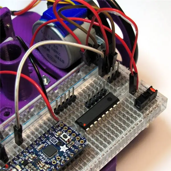 Encabezados y cableado de servos