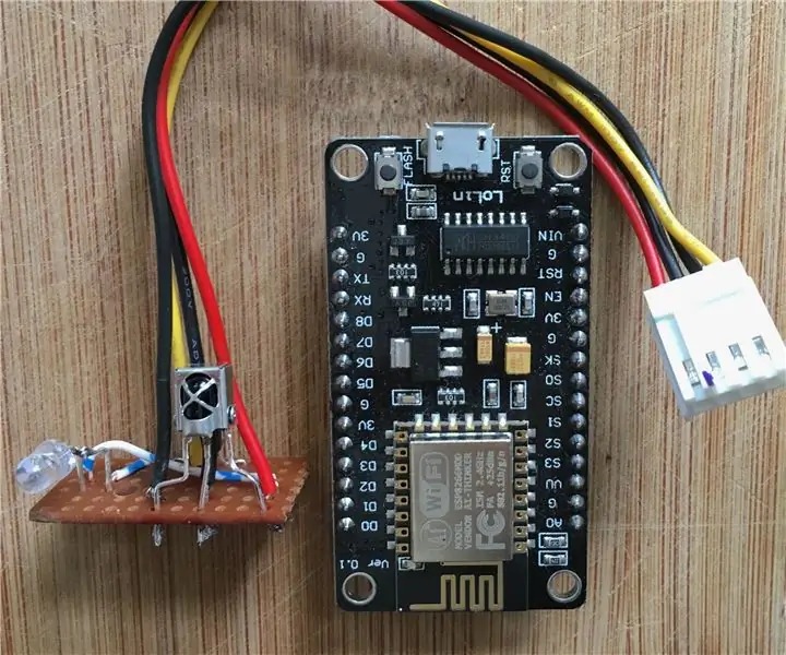 Web -IR -kaukosäädin Esp8266: lla (NodeMCU): 4 vaihetta