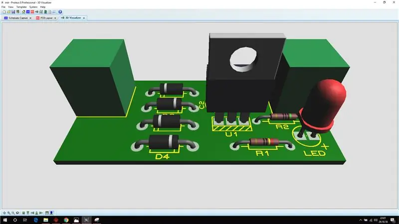 Áramkörök+PCB tervezésének szimulálása a Proteus -on