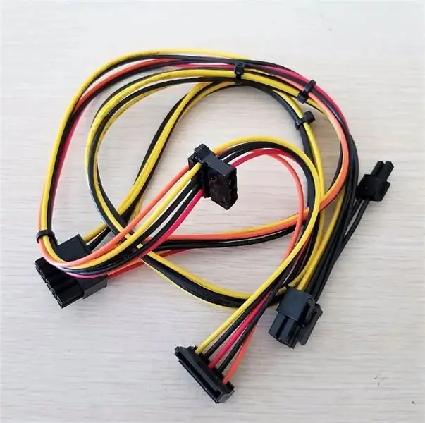 10 Pin sa 6 Pin at SATA Power Cable HP DL380 G6