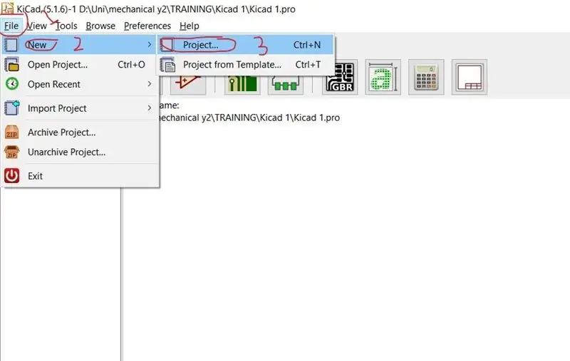 Hoe om 'n skema in KiCad te teken