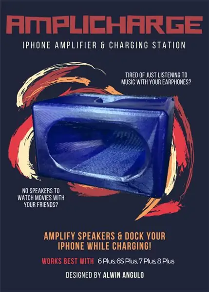 AMPLICHARGE: IPhone Amplifier and Charging Station