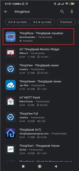 Prenesite ThingShow - ThingSpeak Visualizer