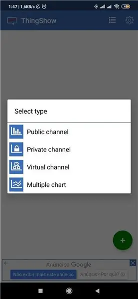 Tambahkan Data ThingSpeak ke ThingShow