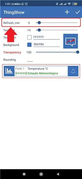 Notifiqueu els valors en un període predeterminat