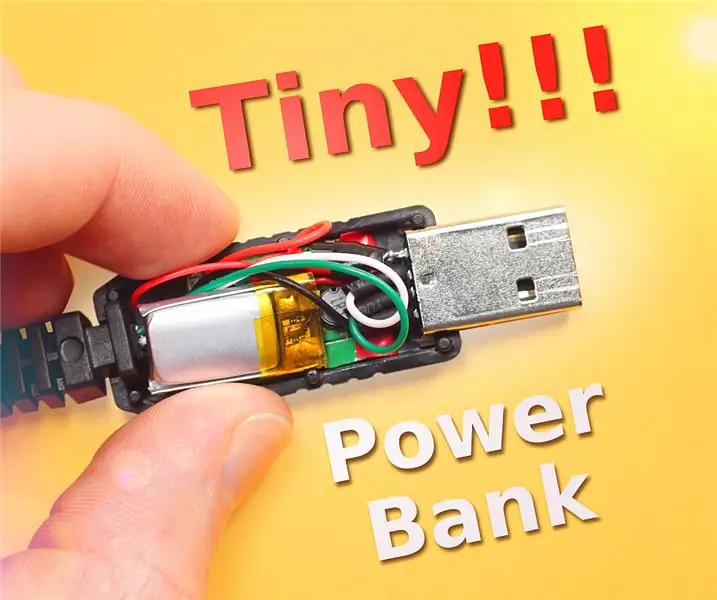 USB Kabelin İçindəki Güc Bankı: 10 Adım (Şəkillərlə birlikdə)