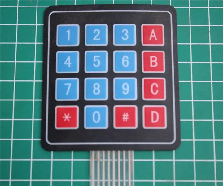 Arduino Nano istifadə edərək 4x4 Matrix Membran Keypad: 4 Addım