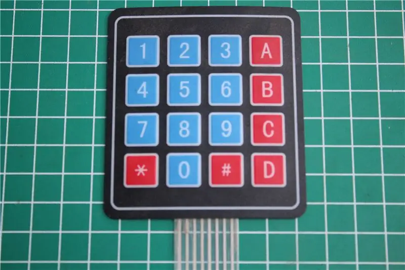 Arduino Nano istifadə edərək 4x4 Matrix Membran Keypad