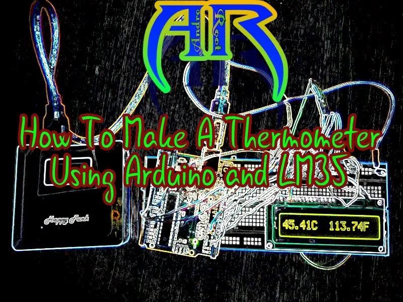 Paano Gumawa ng isang Thermometer Gamit ang Arduino at LM35: 6 Mga Hakbang