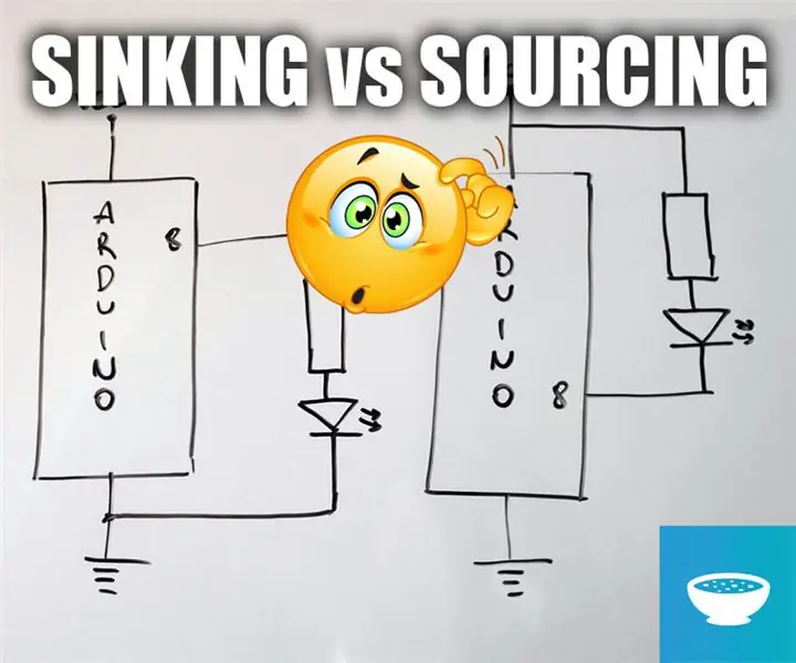 Sinking Vs Sourcing Current ใน Arduino: 3 ขั้นตอน