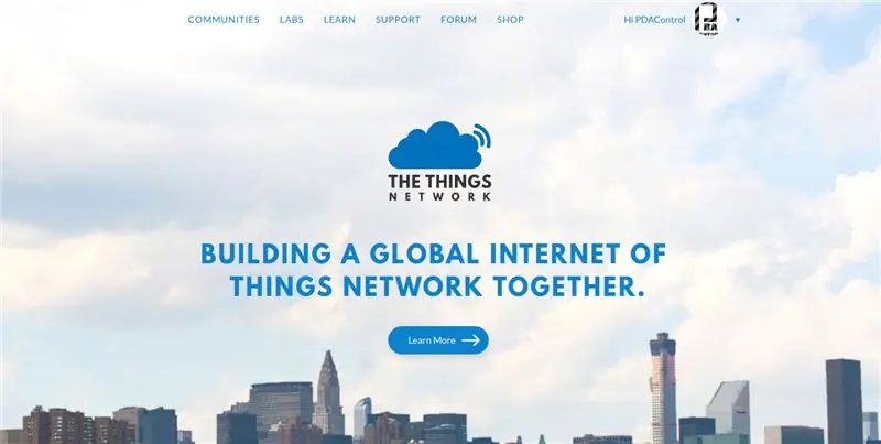 Introduktion og Opret konto i Platform the Things Network IoT LoRaWAN