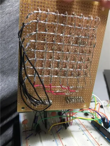 Langkah 1: Membuat Matriks LED