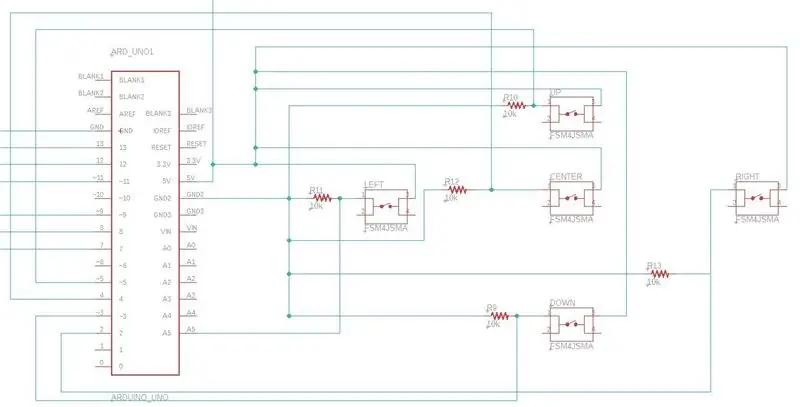 Etapa 2: Conectando os botões de pressão e os registros de mudança