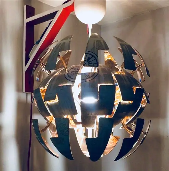 Alexa идэвхжүүлсэн Death Star Lamp