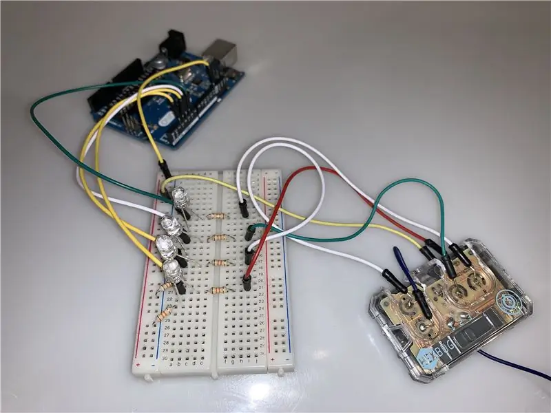 Sukurkite „Breadboard Setup“ir „Connect Controller“